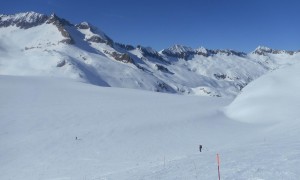 Skitouren Adamellogruppe - Abfahrt