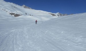 Skitouren Adamellogruppe - Rückweg Mandronehütte