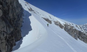 Skitouren Adamellogruppe - Abfahrt Corno Bianco