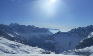 Skitouren Adamellogruppe - Aufstieg Pisgana Scharte