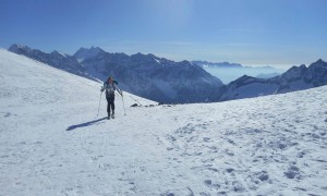 Skitouren Adamellogruppe - Aufstieg Pisgana Scharte