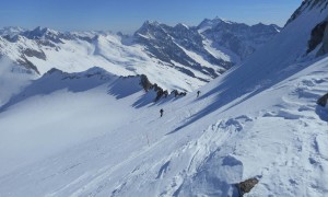 Skitouren Adamellogruppe - Aufstieg Corno di Bédole