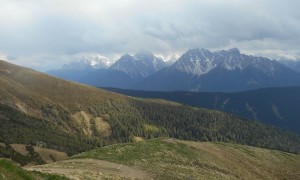 Biketour Bonnerhütte - Blick in die Dolomiten