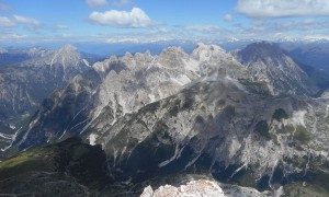 Große Zinne - Blick zum Birkenkofel und Haunold