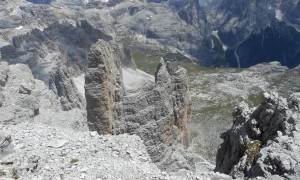 Große Zinne - Blick zur Kleinen Zinne