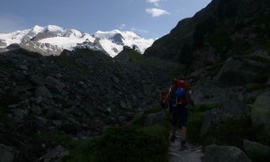 Zustieg Bovalhütte - Aufstieg