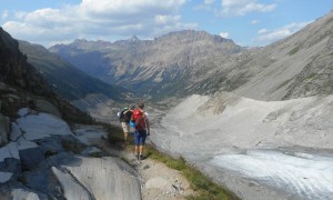 Zustieg Bovalhütte - Aufstieg