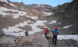 Piz Morteratsch - Aufstieg Scharte