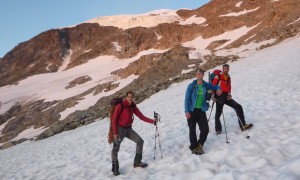 Piz Morteratsch - Aufstieg Scharte