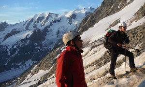 Piz Morteratsch - Aufstieg Scharte