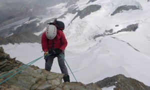 Piz Bernina - Abseilen Spallagrat