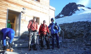 Piz Palü Überschreitung - Start bei Marco e Rosa Hütte