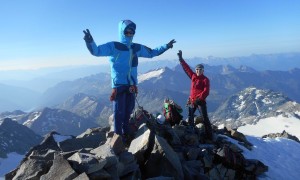 Piz Palü Überschreitung - Gipfelsieg Piz Zupò