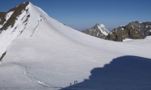 Piz Palü Überschreitung - Abstieg vom Piz Zupò