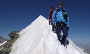 Piz Palü Überschreitung - Hauptgipfel Abstieg