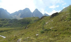 Bergtour Bockstein - Blick zu den Arnhörner