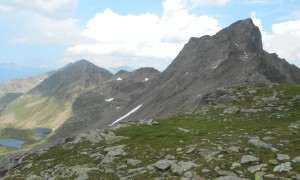 Bergtour Bockstein - Gipfelblick von der westlichen Bocksteinscharte