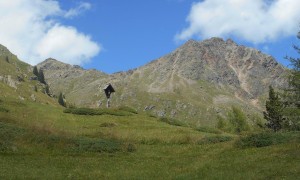 Bergtour Schwarzsee - Blick zur Rote Spitze