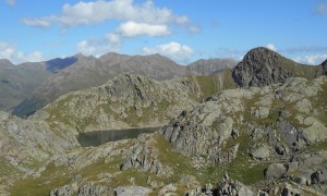 Bergtour Schwarzsee - Biwak, Blick zum See