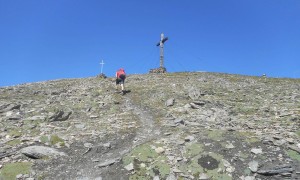 Bergtour Ochsenbug - kurz vor dem Gipfel