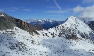 Hoher Eichham - Eichhamscharte, Blick zum Säulkopf