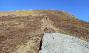 Bergtour Nussingkogel - Aufstieg über Südrücken