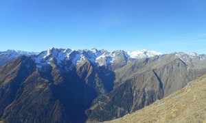 Bergtour Nussingkogel - Blick zur Venedigergruppe