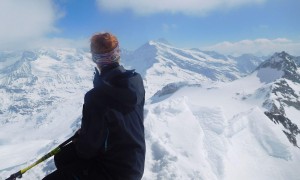 Etappe 4 - Blick zum Großglockner und Granatspitze