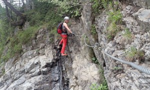 Klettersteig Millnatzenklamm - im Steig