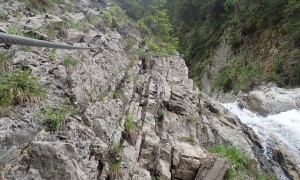 Klettersteig Millnatzenklamm - im Steig