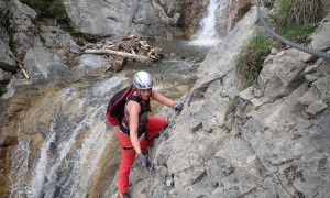 Klettersteig Millnatzenklamm - im Steig