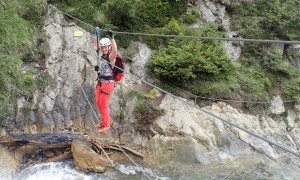 Klettersteig Millnatzenklamm - Seilbrücke