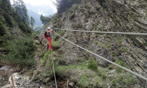 Klettersteig Millnatzenklamm - Seilbrücke