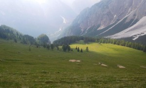 Bergtour Kasamutz - Blick zur Flodigenalm