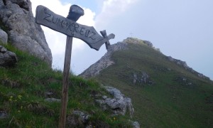 Bergtour Kasamutz - kurz vor dem Gipfel