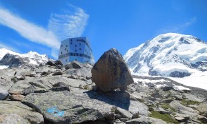 Monte Rosa Hütte - kurz vor dem Tagesziel