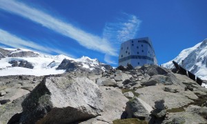 Monte Rosa Hütte - kurz vor dem Tagesziel