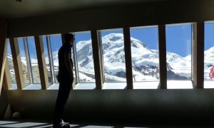 Monte Rosa Hütte - in der Hütte