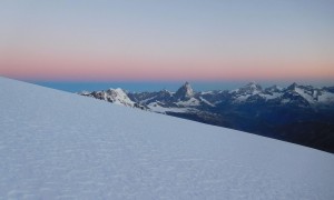 Hochtour Dufourspitze - Morgendämmerung