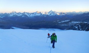 Hochtour Dufourspitze - über Gletscher