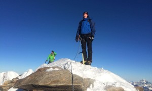 Hochtour Dufourspitze - Gipfelgrat