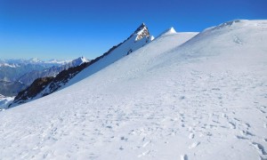 Abstieg und Rückweg - vom Silbersattel Blick zum Nordend