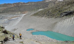 Abstieg und Rückweg - Abstieg zum Gornersee