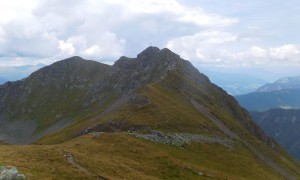 Bergtour Hollbrucker Spitze - Rückblick Gipfel