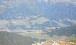 Bergtour Gatterspitze - Blick St. Oswald und Pustertal