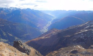 Bergtour Großer Zunig - Blick talauswärts Iseltal