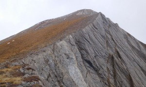 Bergtour Bretterwandspitze - Gipfelblick