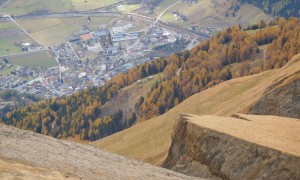 Bergtour Bretterwandspitze - Abstieg, Blick nach Matrei