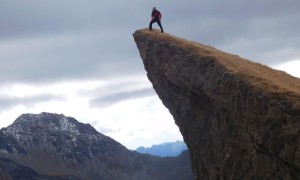 Bergtour Bretterwandspitze - Abstieg, Felsformation