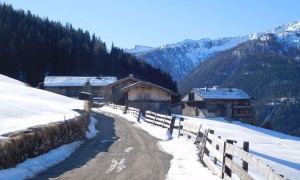 Skitour Öwelenke - Start bei Fürat